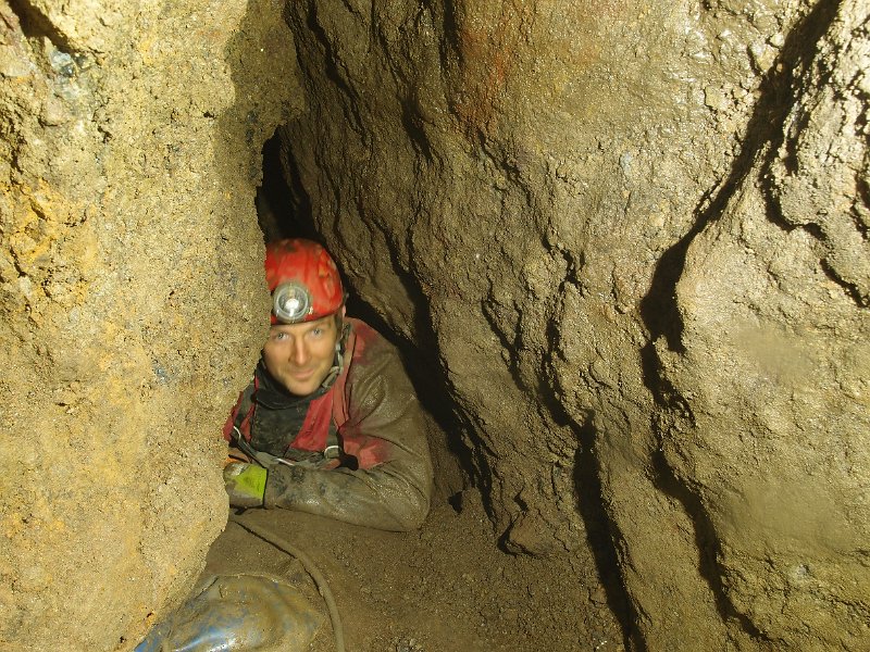 P8063954.JPG - Back up from the stope.