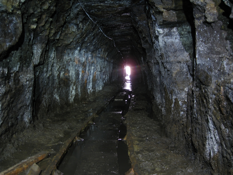 IMG_5922.JPG - Looking out, it is possible to see the boarded over sleepers.