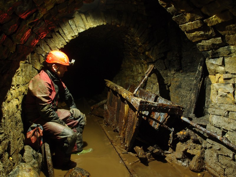 P7242996.JPG - Ore truck, not far from the Longcleugh junction with Middlecleugh 2nd Sun Vein.