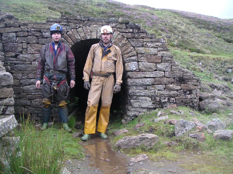 ss2sc_endoftrip.jpg - And finally out the Smallcleugh Portal.